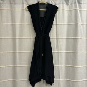 All Saints black dress, 100% silk